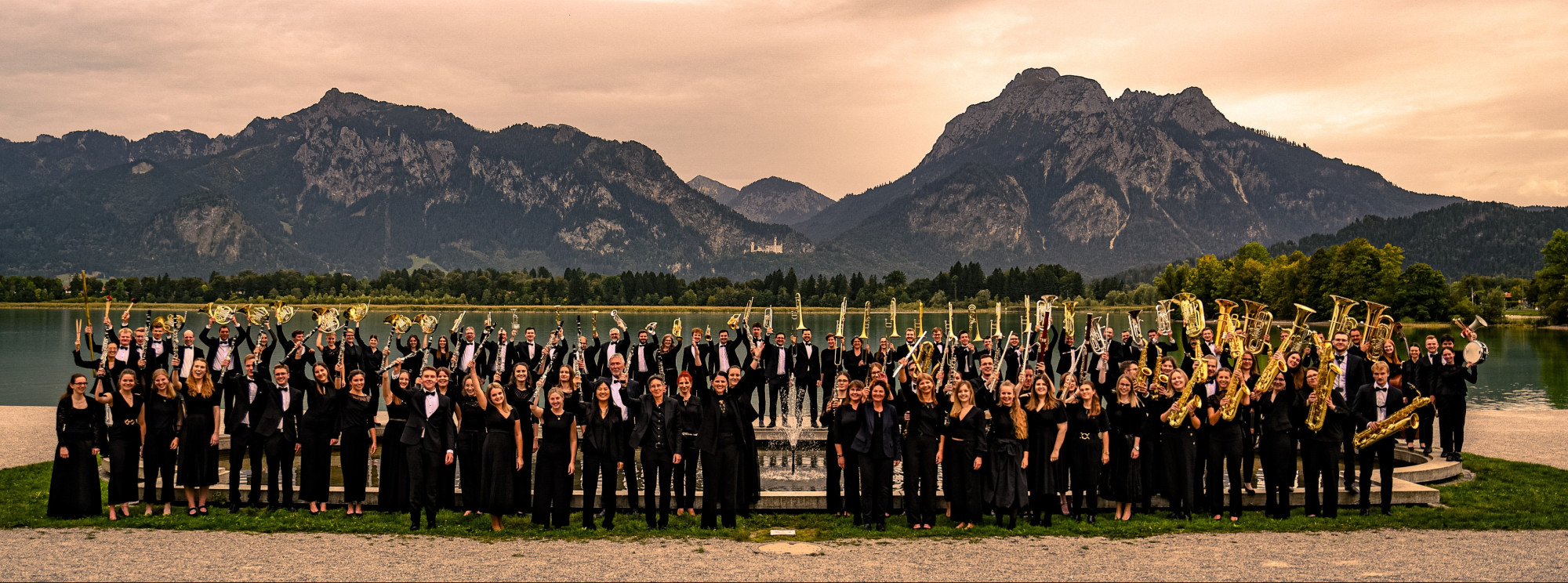 Das Projektorchester SJBO&EBO am 8. Oktober 2023 bei der fulminanten Musical-Gala