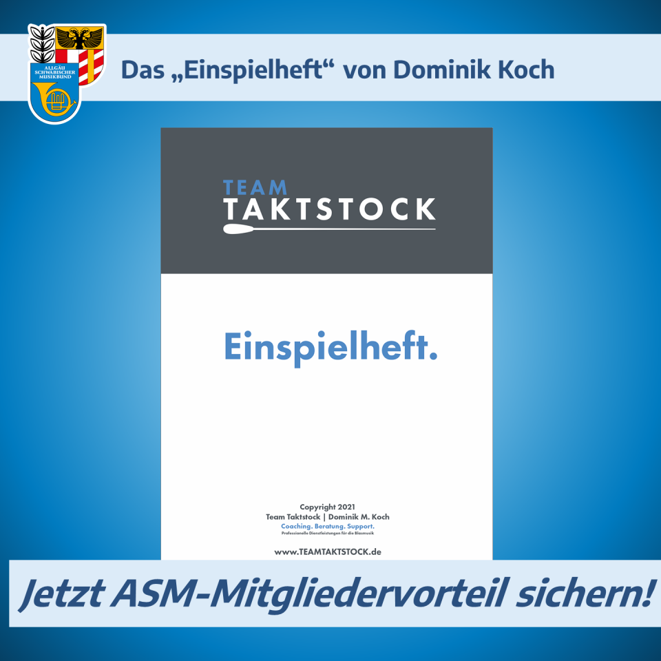Das Einspielheft von Team Taktstock