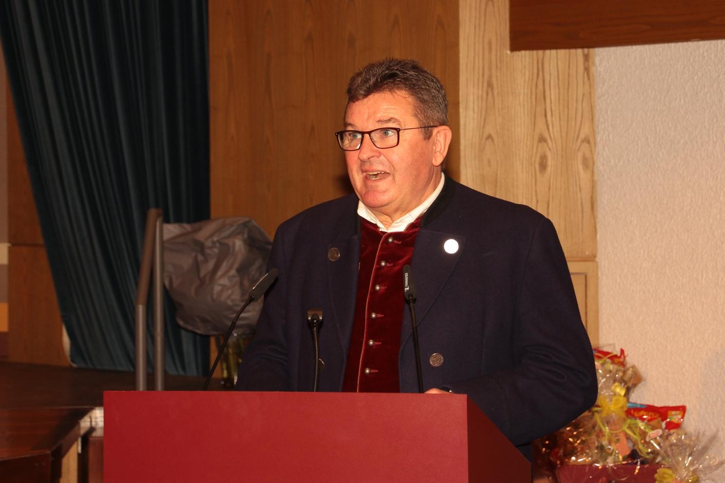 Präsident Pschierer berichtete über ein veranstaltungs- und ereignisreiches Jahr 2023.