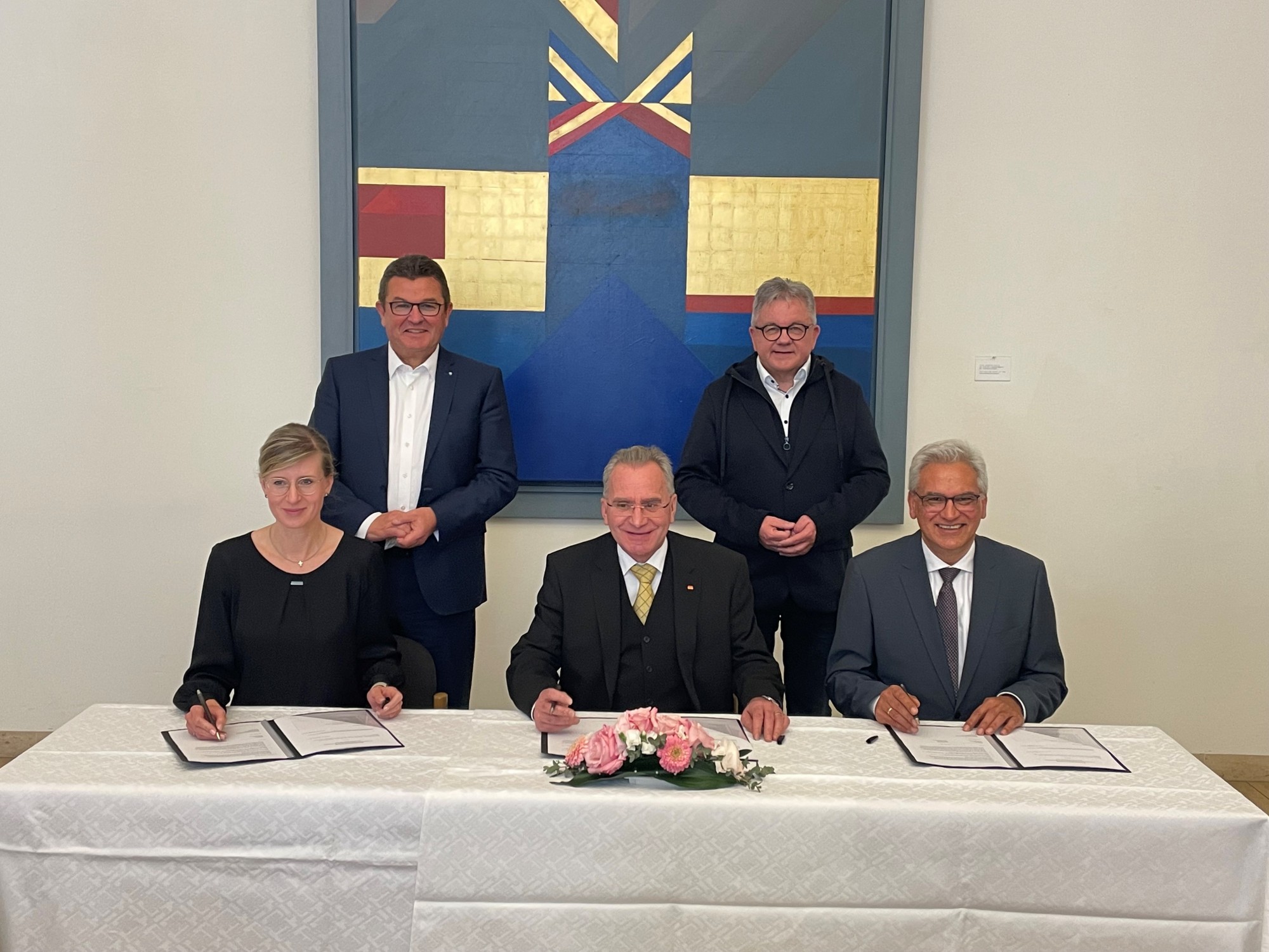 Katrin Albsteiger (OB Neu-Ulm), Franz Josef Pschierer (Präsident ASM), Paul Lehrrieder (Präsident BDMV), Guido Wolf (Präsident BVBW), Gunter Czisch (OB Ulm) Katrin Albsteiger (OB Neu-Ulm), Franz Josef Pschierer (Präsident ASM), Paul Lehrrieder (Präsident BDMV), Guido Wolf (Präsident BVBW), Gunter Czisch (OB Ulm)